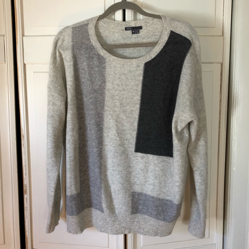 Vince 100% cashmere gray sweater